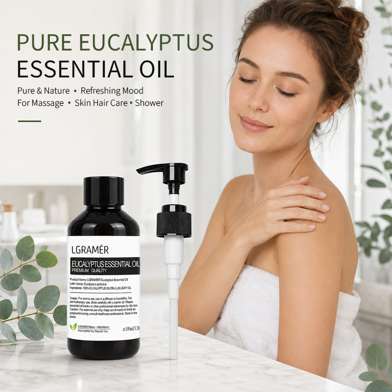 Home Fragrance Eucalyptus - Huile Essentielle d'Eucalyptus Naturelle, Compatible Diffuseur