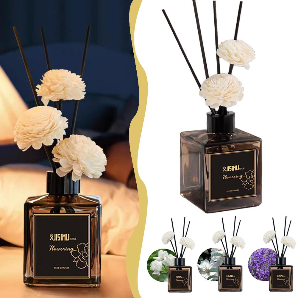 Home Fragrance Jasmine & Yuzu Porcelain Diffuser - Jasmin lavande sans flamme parfum de